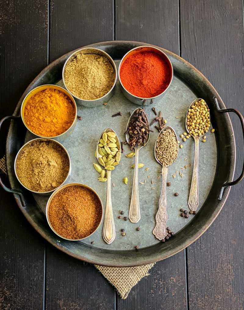 indian spices - key indian foods